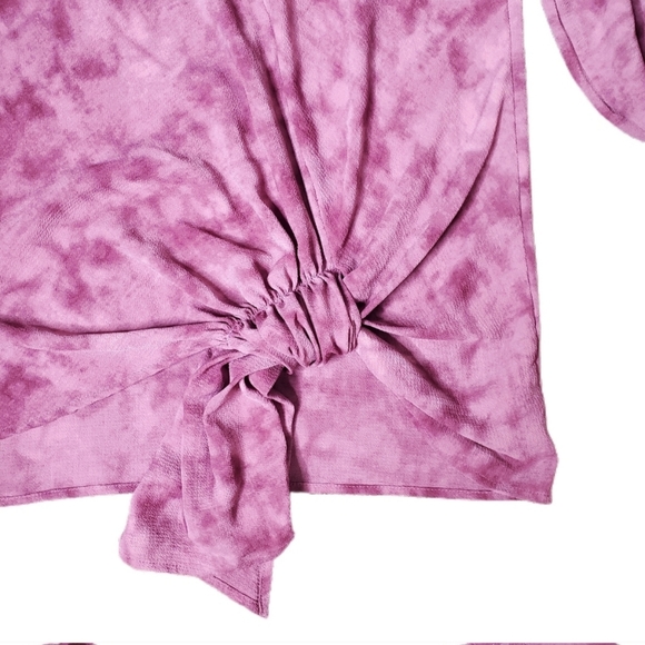 Juicy Couture Tie Dye Bell Sleeve Top - Picture 8 of 9